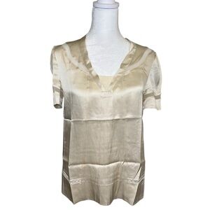 Elegant Cream Women's Top